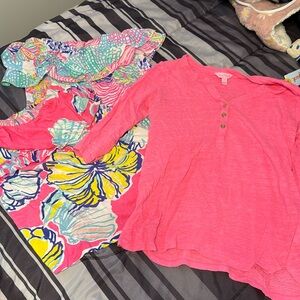 Bundle of 3 Lily Pulitzer shirts
